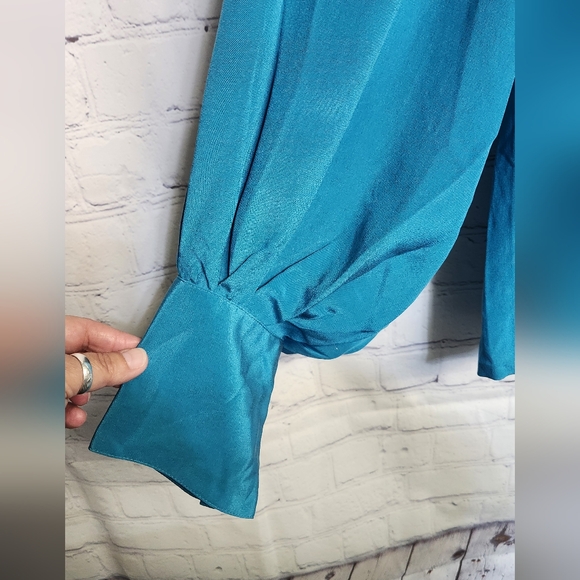 Saks Fifth Avenue/ Silk Blouse Top - Picture 5 of 7